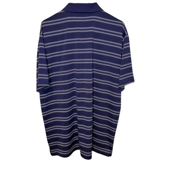 Masters Performance Golf Polo Shirt Mens Large Striped Augusta National - Picture 2 of 3